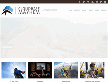 Tablet Screenshot of cloudbasemayhem.com